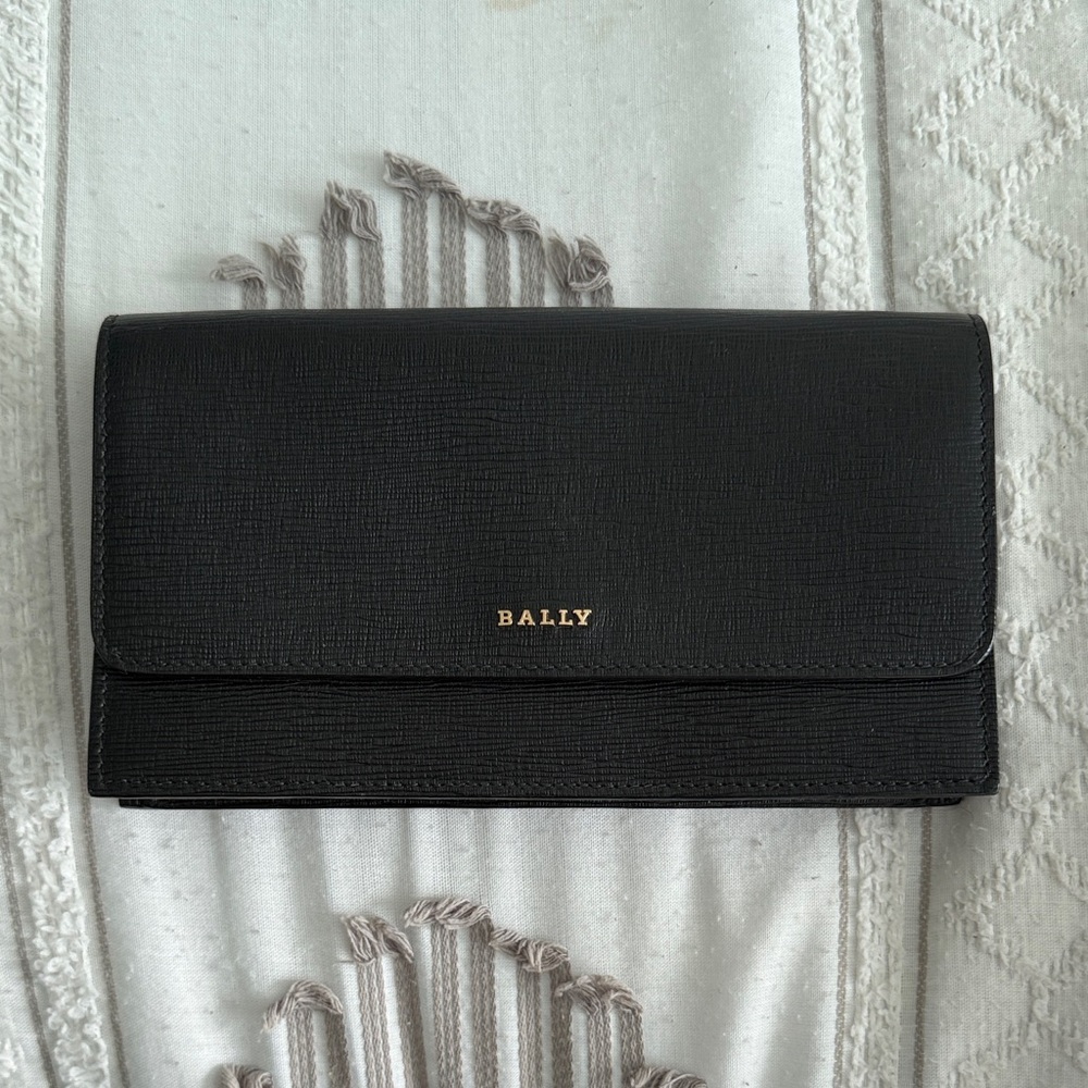 Bally Black Leather Wallet